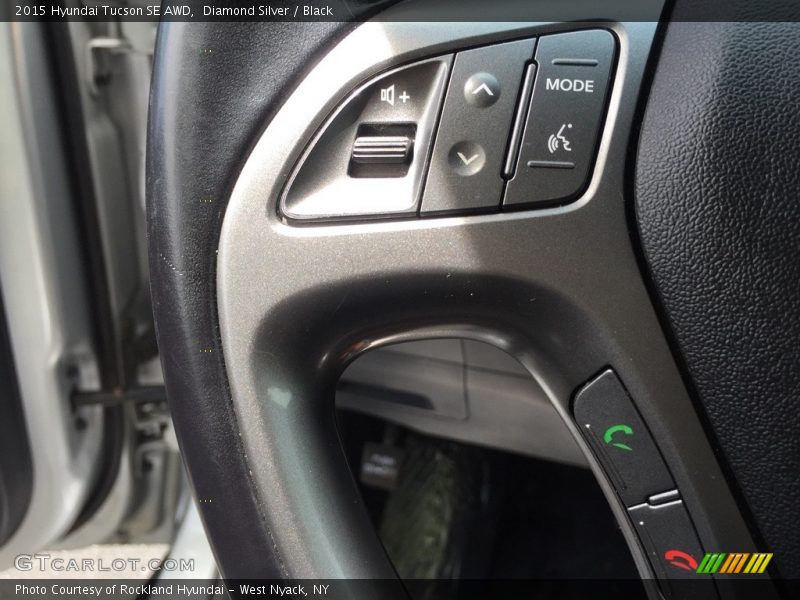 Diamond Silver / Black 2015 Hyundai Tucson SE AWD