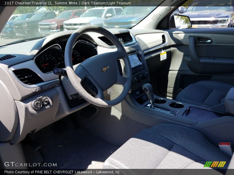 Summit White / Dark Titanium/Light Titanium 2017 Chevrolet Traverse LS