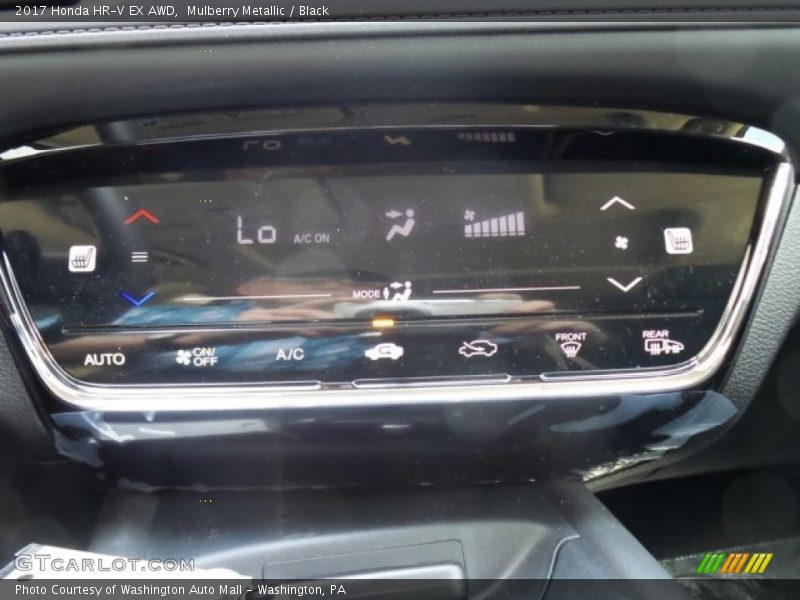 Mulberry Metallic / Black 2017 Honda HR-V EX AWD