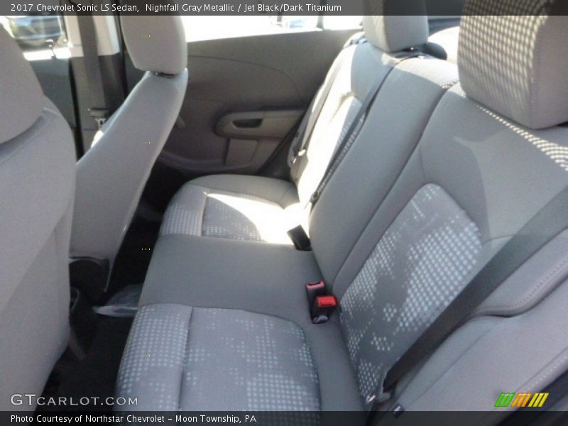 Nightfall Gray Metallic / Jet Black/Dark Titanium 2017 Chevrolet Sonic LS Sedan