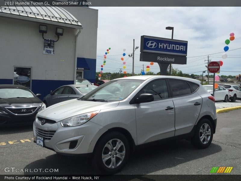 Diamond Silver / Black 2013 Hyundai Tucson GL