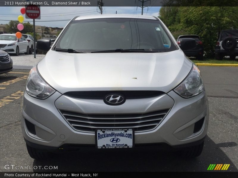 Diamond Silver / Black 2013 Hyundai Tucson GL