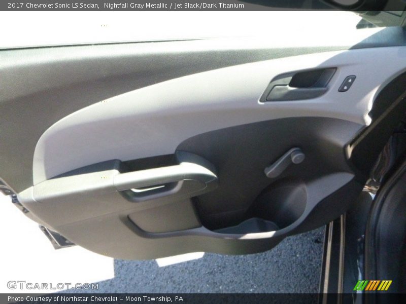 Nightfall Gray Metallic / Jet Black/Dark Titanium 2017 Chevrolet Sonic LS Sedan
