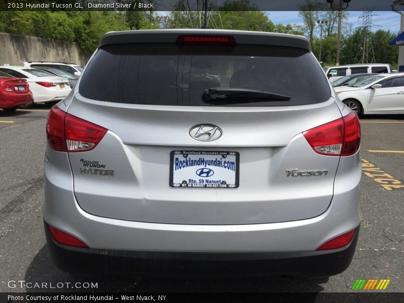 Diamond Silver / Black 2013 Hyundai Tucson GL