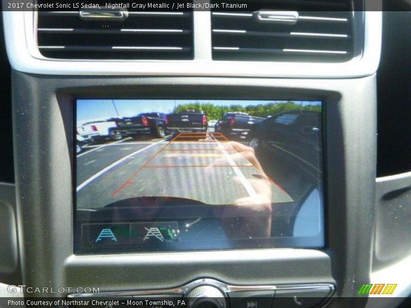 Nightfall Gray Metallic / Jet Black/Dark Titanium 2017 Chevrolet Sonic LS Sedan