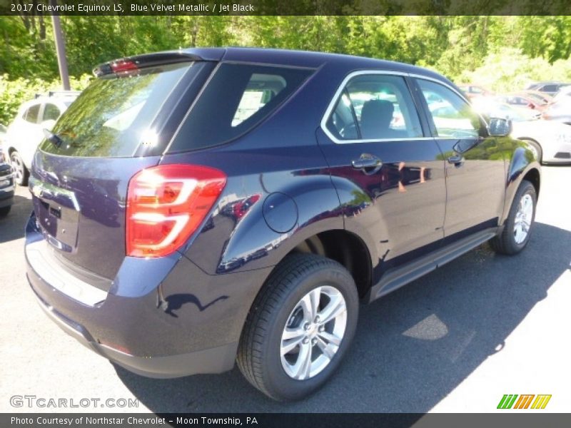 Blue Velvet Metallic / Jet Black 2017 Chevrolet Equinox LS