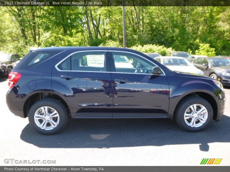 Blue Velvet Metallic / Jet Black 2017 Chevrolet Equinox LS