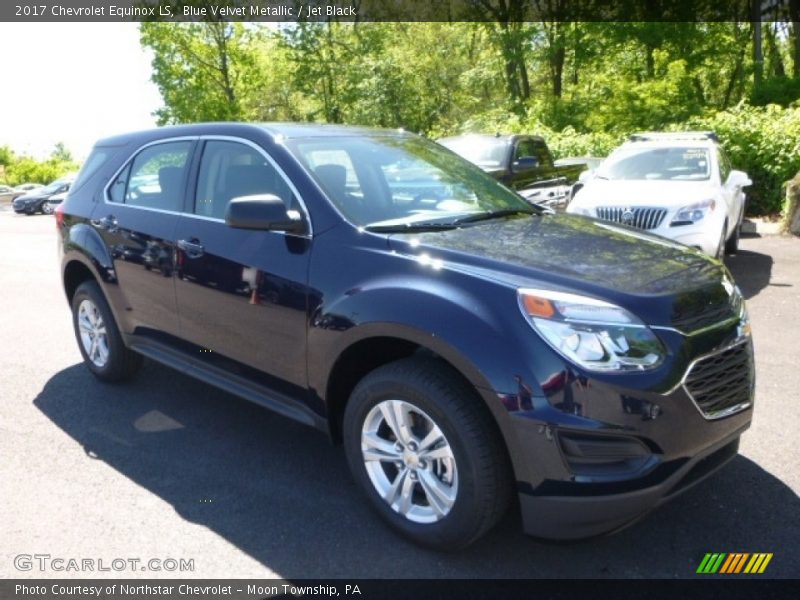 Blue Velvet Metallic / Jet Black 2017 Chevrolet Equinox LS