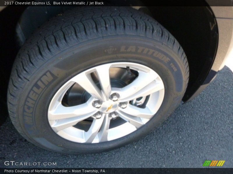 Blue Velvet Metallic / Jet Black 2017 Chevrolet Equinox LS