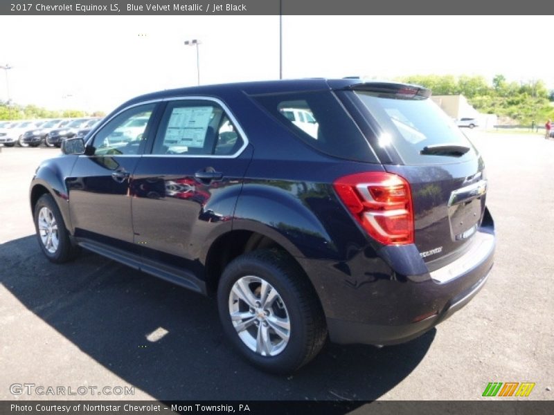 Blue Velvet Metallic / Jet Black 2017 Chevrolet Equinox LS