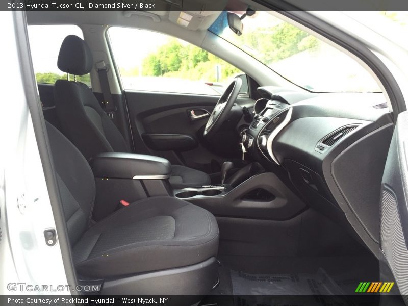 Diamond Silver / Black 2013 Hyundai Tucson GL