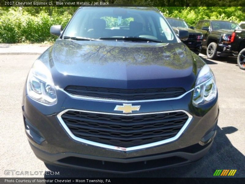 Blue Velvet Metallic / Jet Black 2017 Chevrolet Equinox LS