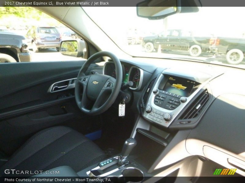 Blue Velvet Metallic / Jet Black 2017 Chevrolet Equinox LS