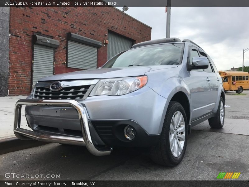 Ice Silver Metallic / Black 2013 Subaru Forester 2.5 X Limited