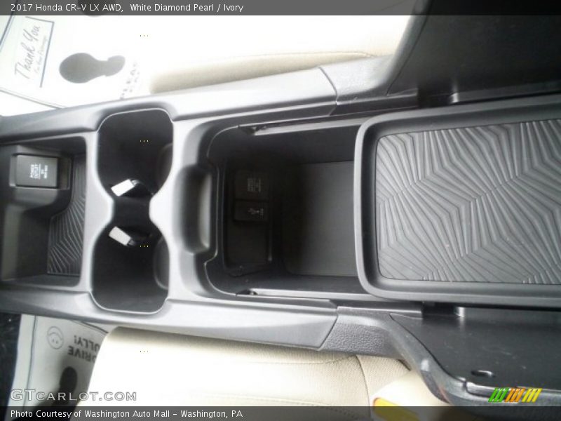 White Diamond Pearl / Ivory 2017 Honda CR-V LX AWD