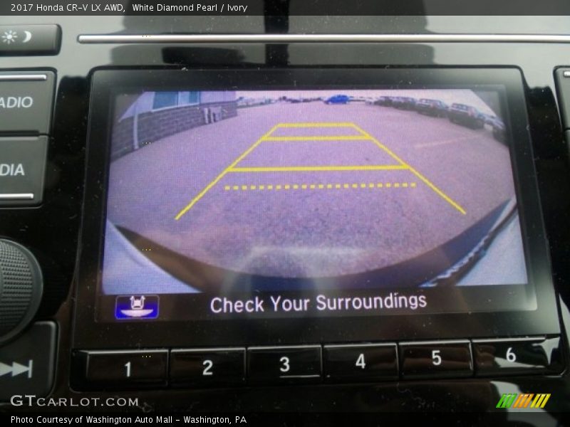 White Diamond Pearl / Ivory 2017 Honda CR-V LX AWD