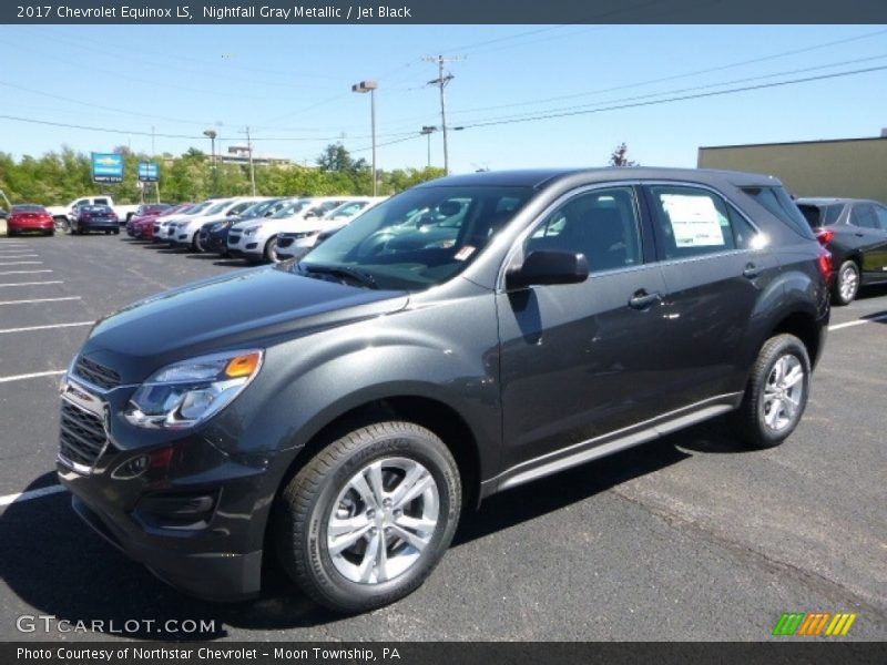 Nightfall Gray Metallic / Jet Black 2017 Chevrolet Equinox LS