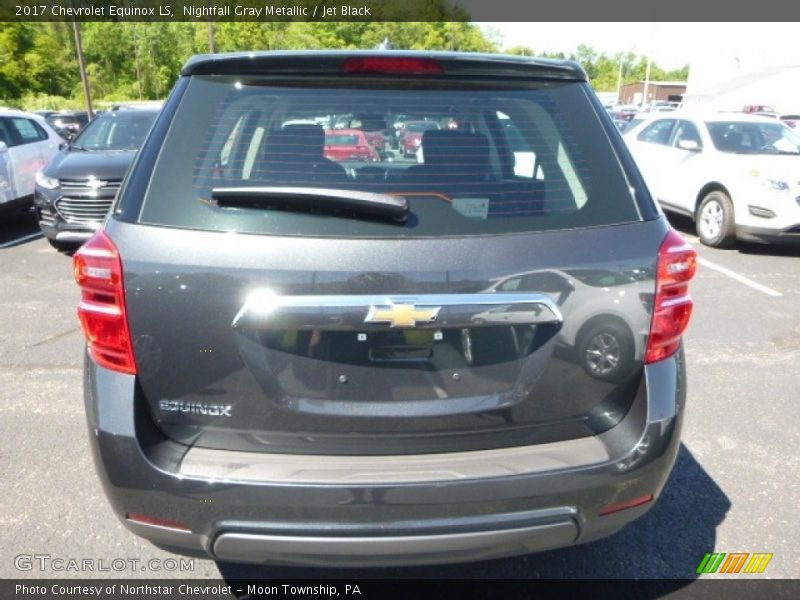 Nightfall Gray Metallic / Jet Black 2017 Chevrolet Equinox LS