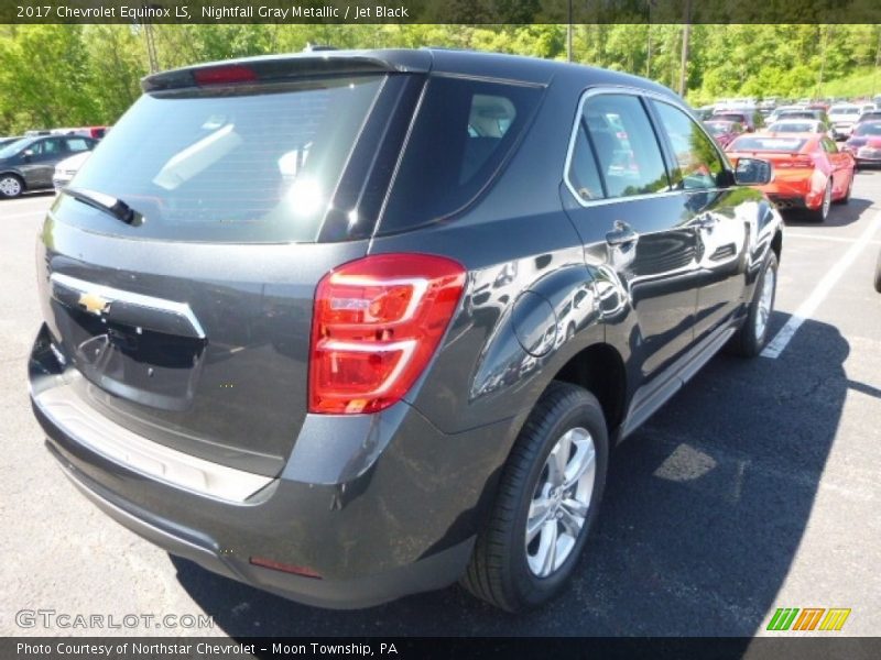 Nightfall Gray Metallic / Jet Black 2017 Chevrolet Equinox LS
