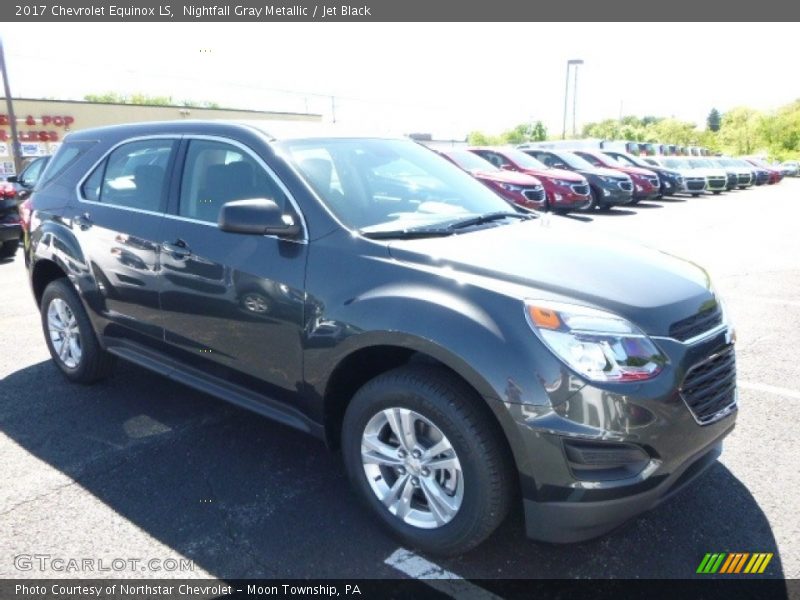 Nightfall Gray Metallic / Jet Black 2017 Chevrolet Equinox LS