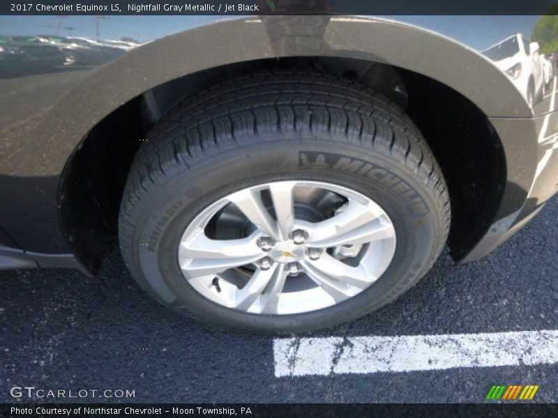 Nightfall Gray Metallic / Jet Black 2017 Chevrolet Equinox LS