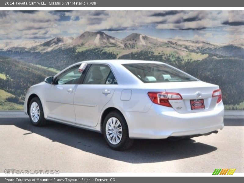 Classic Silver Metallic / Ash 2014 Toyota Camry LE