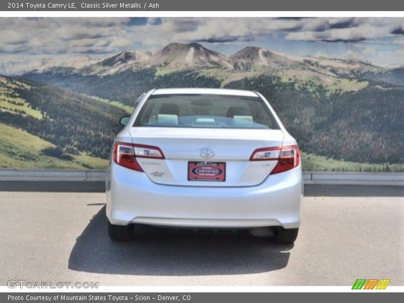 Classic Silver Metallic / Ash 2014 Toyota Camry LE