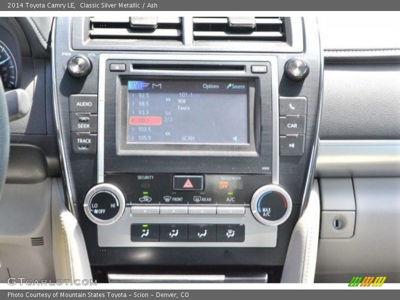 Classic Silver Metallic / Ash 2014 Toyota Camry LE