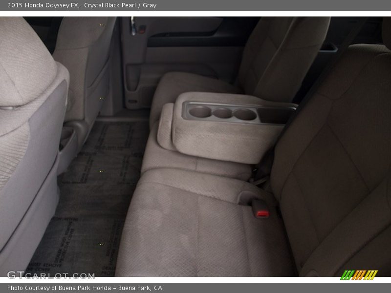 Crystal Black Pearl / Gray 2015 Honda Odyssey EX