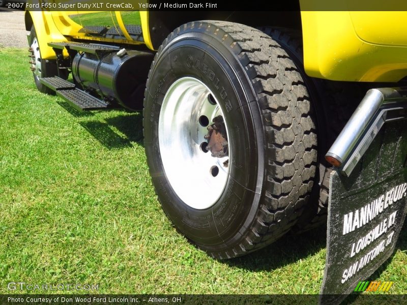 Yellow / Medium Dark Flint 2007 Ford F650 Super Duty XLT CrewCab