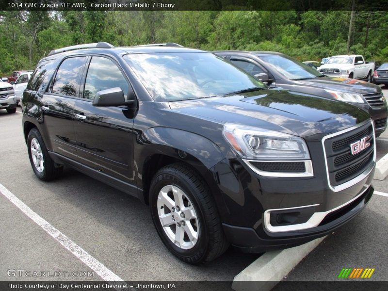 Carbon Black Metallic / Ebony 2014 GMC Acadia SLE AWD