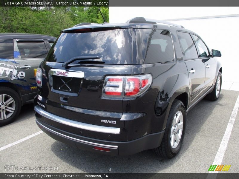 Carbon Black Metallic / Ebony 2014 GMC Acadia SLE AWD