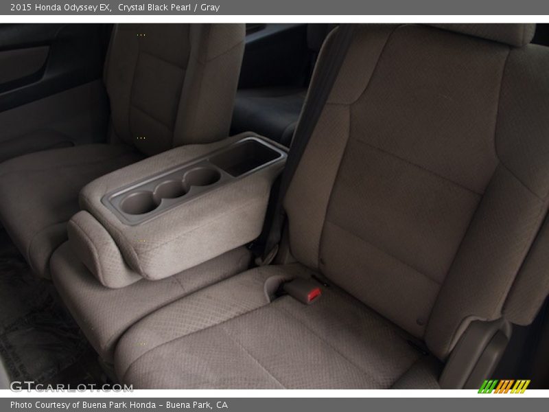 Crystal Black Pearl / Gray 2015 Honda Odyssey EX