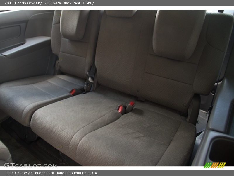 Crystal Black Pearl / Gray 2015 Honda Odyssey EX