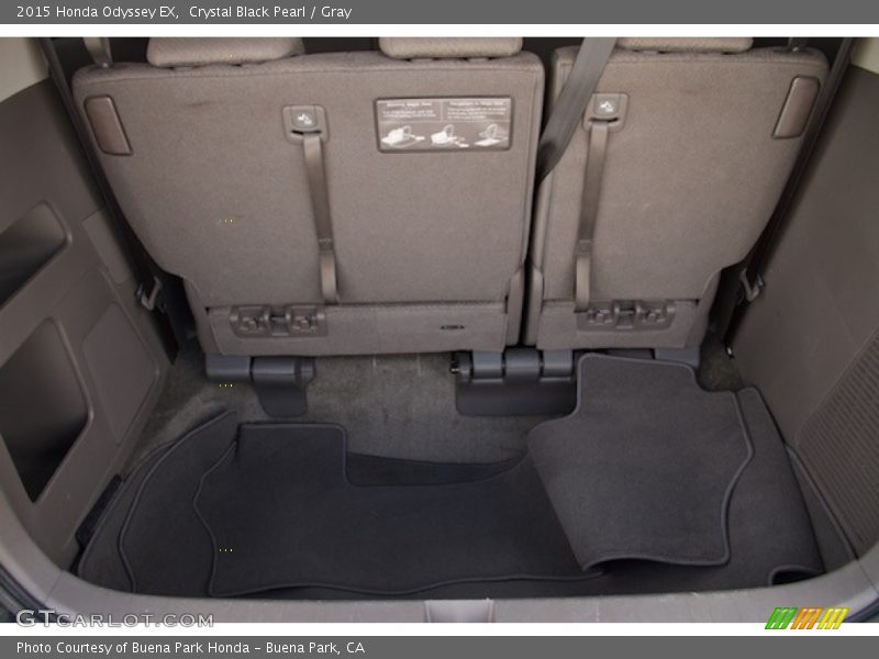 Crystal Black Pearl / Gray 2015 Honda Odyssey EX