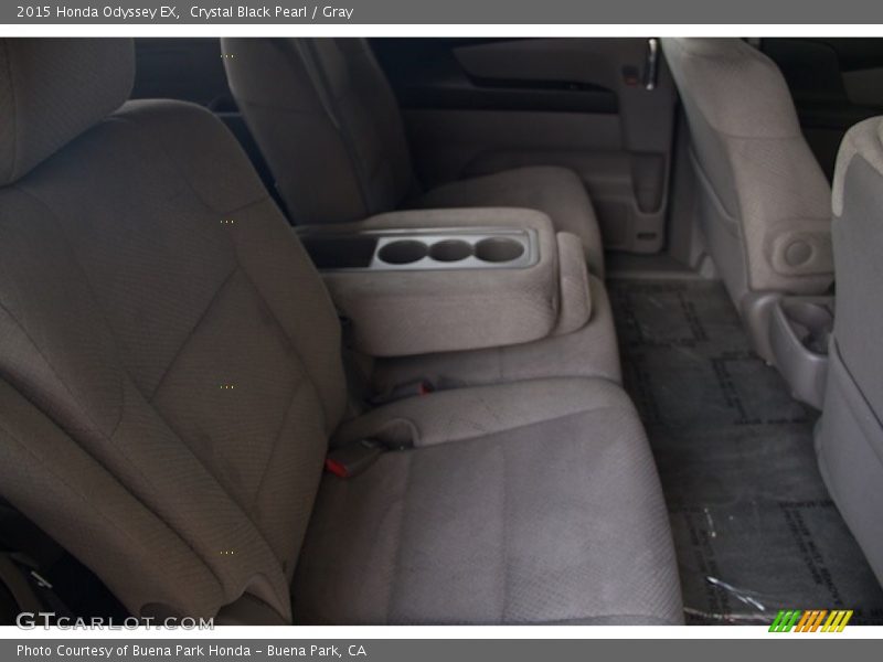 Crystal Black Pearl / Gray 2015 Honda Odyssey EX