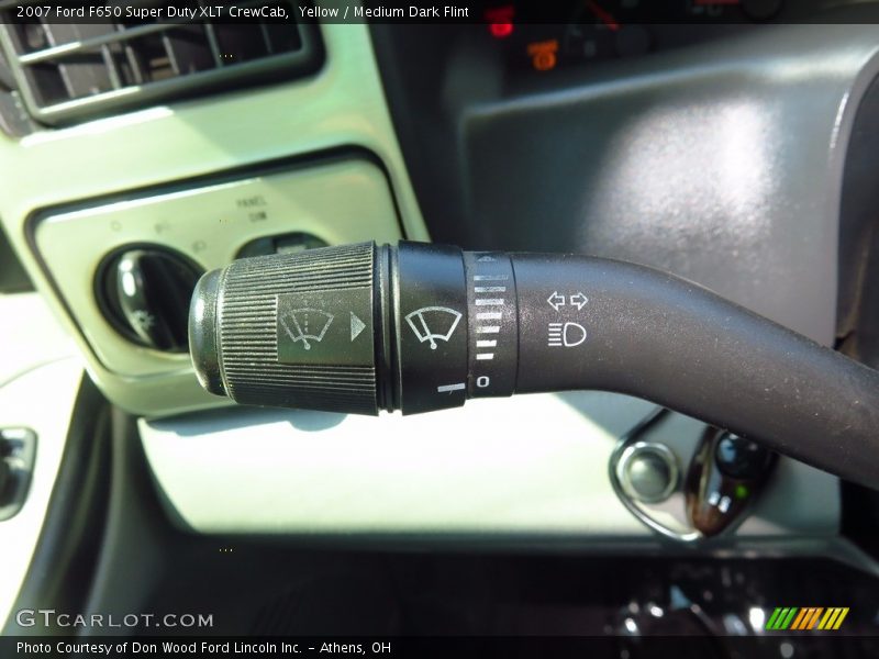 Yellow / Medium Dark Flint 2007 Ford F650 Super Duty XLT CrewCab