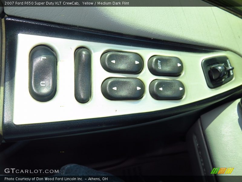 Yellow / Medium Dark Flint 2007 Ford F650 Super Duty XLT CrewCab
