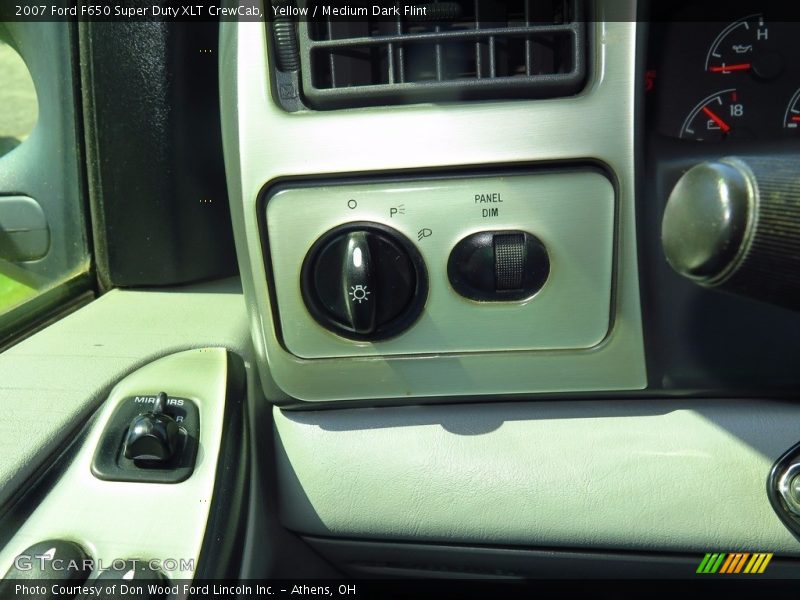 Yellow / Medium Dark Flint 2007 Ford F650 Super Duty XLT CrewCab
