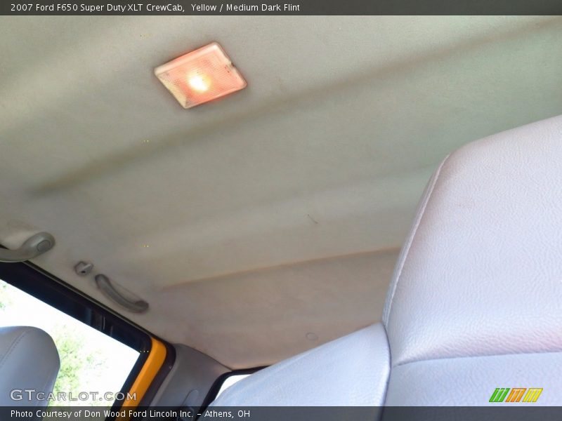 Yellow / Medium Dark Flint 2007 Ford F650 Super Duty XLT CrewCab