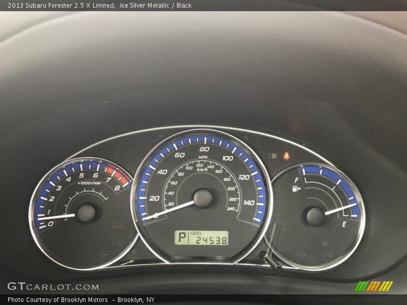 Ice Silver Metallic / Black 2013 Subaru Forester 2.5 X Limited