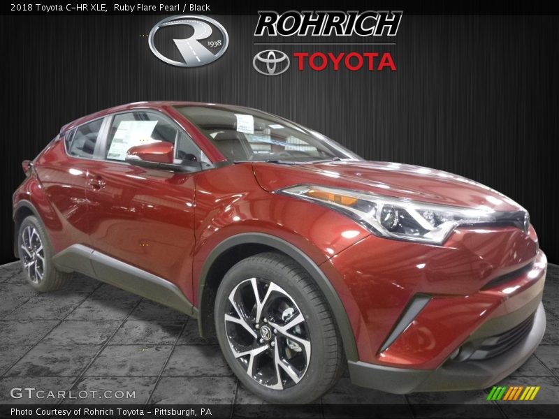 Ruby Flare Pearl / Black 2018 Toyota C-HR XLE