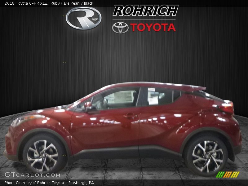 Ruby Flare Pearl / Black 2018 Toyota C-HR XLE