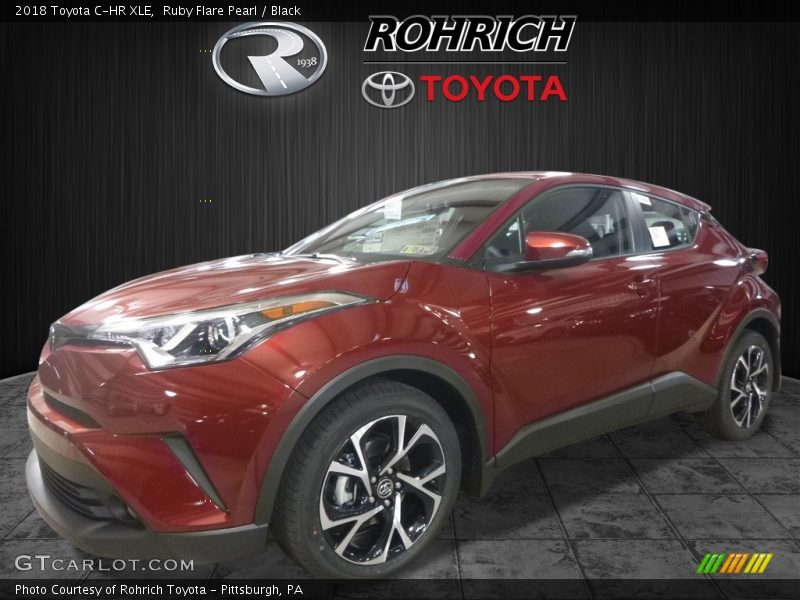 Ruby Flare Pearl / Black 2018 Toyota C-HR XLE