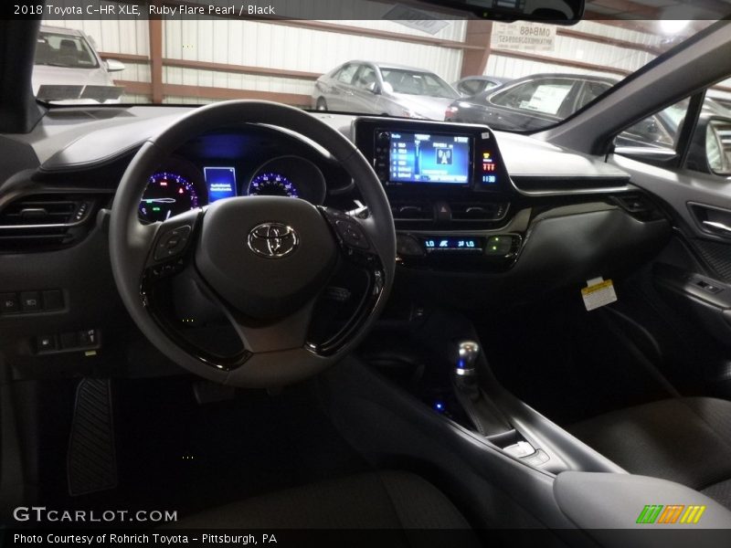 Ruby Flare Pearl / Black 2018 Toyota C-HR XLE