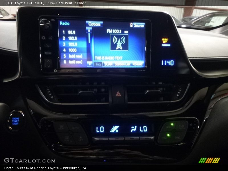 Ruby Flare Pearl / Black 2018 Toyota C-HR XLE