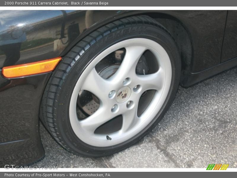 Black / Savanna Beige 2000 Porsche 911 Carrera Cabriolet
