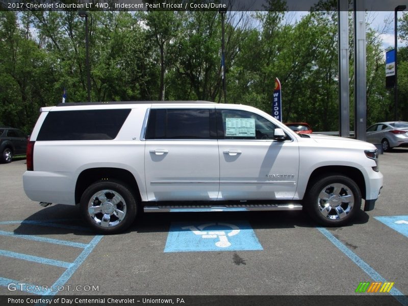 Iridescent Pearl Tricoat / Cocoa/Dune 2017 Chevrolet Suburban LT 4WD