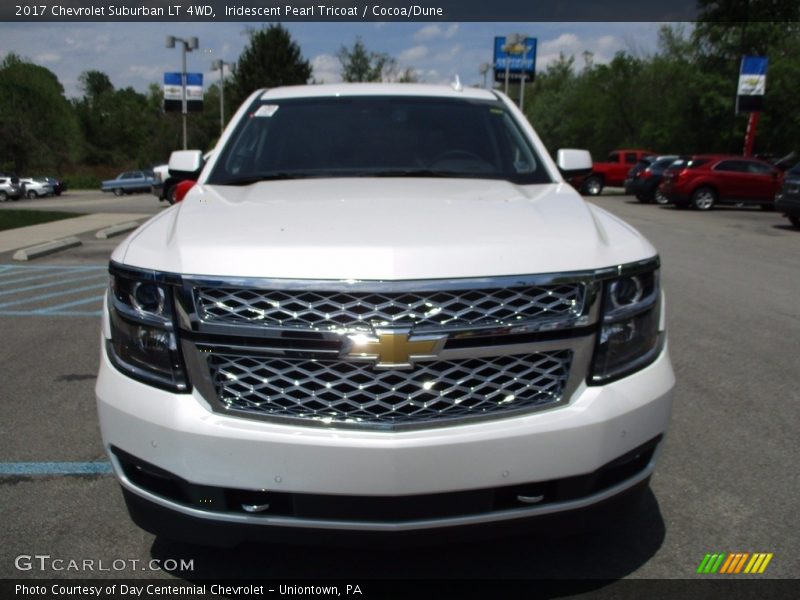 Iridescent Pearl Tricoat / Cocoa/Dune 2017 Chevrolet Suburban LT 4WD