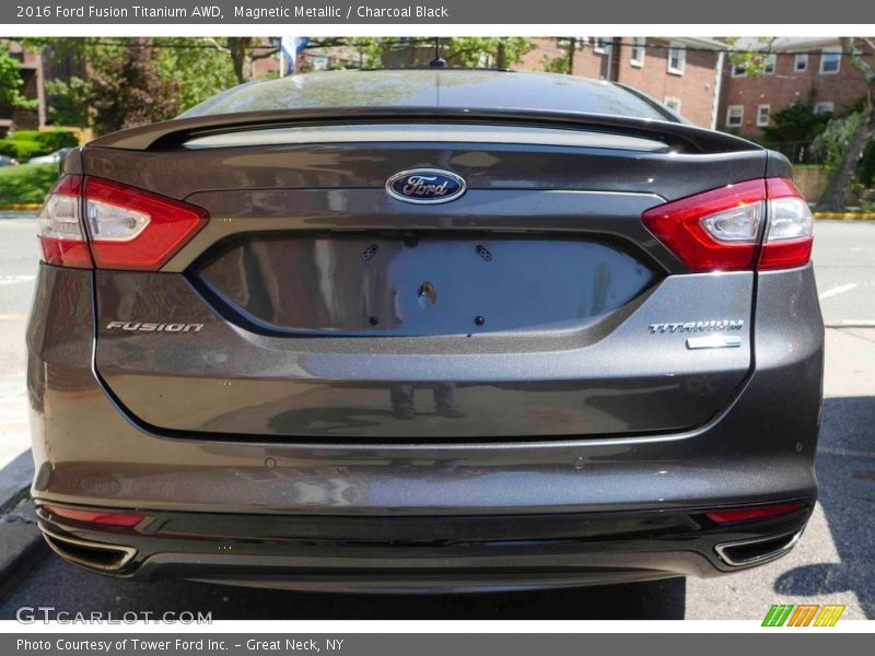 Magnetic Metallic / Charcoal Black 2016 Ford Fusion Titanium AWD